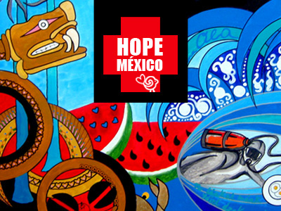 Mexico acrylic paint colour earthquake help hope illustration mexico narrative nature people terremoto