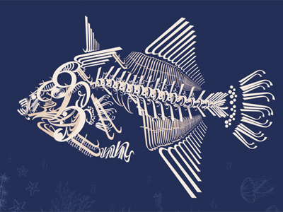 pez animal concept fish geometric icon illustration letters logo pez typeface vector