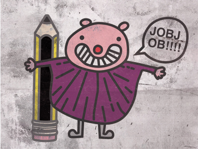 jobjob!!!! caracter drawing illustration pencil vector