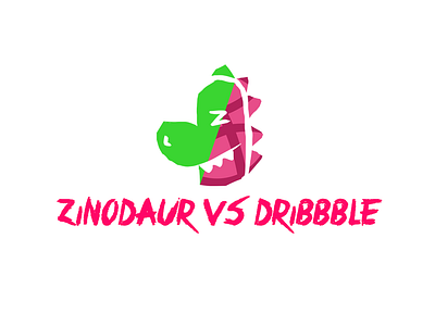 zinodaur VS dribbble logo
