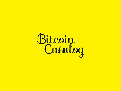 Bitcoin Catalog logo bitcoin branding cat logo logo design logotype