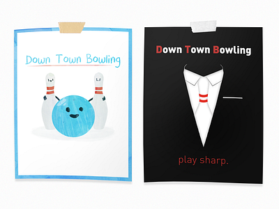 Down Town Bowling posters