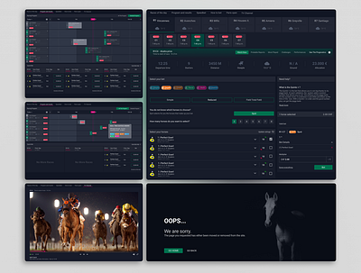 Horse Racing (PMU France) - Web product app bet betting dashboard design horse racing pmu sketch sport ui ux