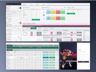 Dashboard for betting company