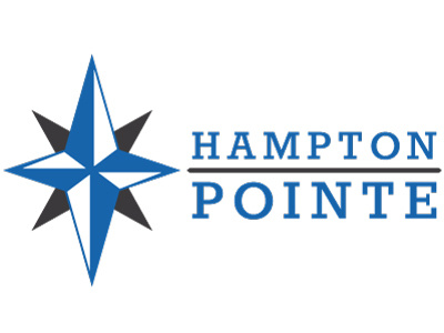 Hampton Pointe Logo branding graphics logo design sylvan lake