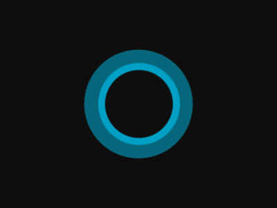 Cortana Animation after effects animated assistant blue circles cortana microsoft motion design ui ux windows phone