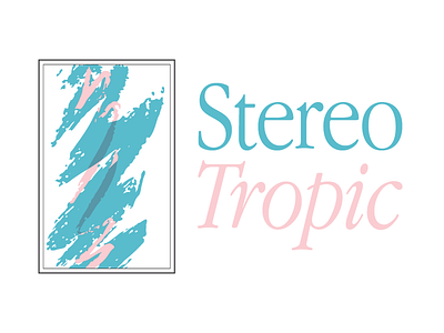 Stereo Tropic Logo 90s artist band chill hip hop mac macintosh music retro vaporwave