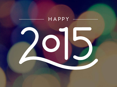 Happy 2015 2015 blur happy happy new year lettering lights line new year number numbering type typography