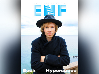 ENF Issue 01 beck brand brand identity branding clean cover design editorial hyperspace identity lettering logo logo design logotype magazine music photography type typography zine