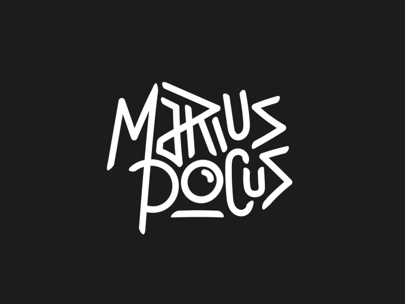 Marius Pocus after affects after effects animation gif logo loop