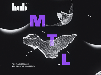 Hub intro animation after affects animation bird glitch hub intro map montreal motion graphics opening poster