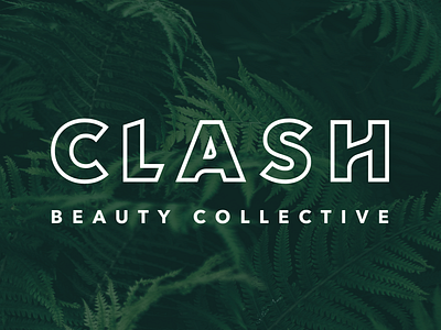 Clash Beauty Collective brand branding logo