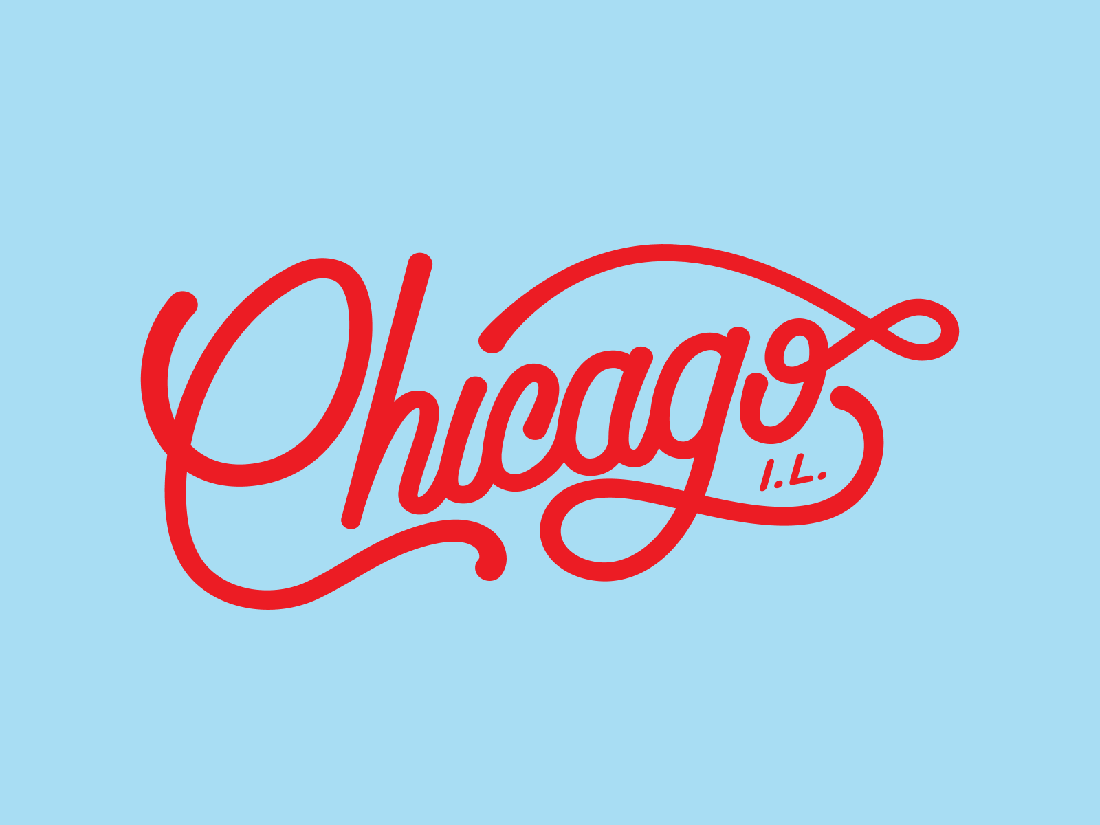 Chicago Lettering by David J Sorrell on Dribbble