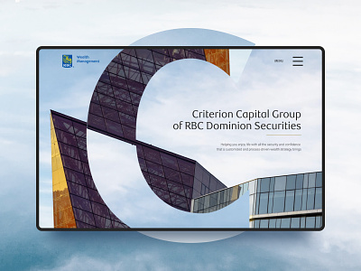 Criterion Capital Group branding graphic design web design