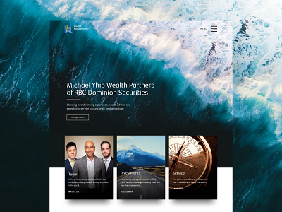 Michael Yhip Wealth Partners graphic design ui ux web design