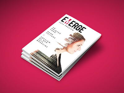 Emerge Magazine 2014 art design double exposure graphic design photography print print design typography