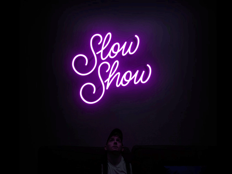 Slow Show design graphic design handlettering lettering music photography type typography