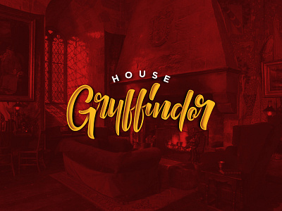 Gryffindor art books calligraphy design graphic design handlettering harry potter illustration lettering music type typography