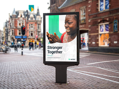 "Stronger Together" Ad Concept design graphic design typography