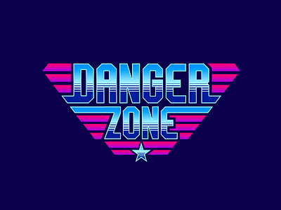 Danger Zone design graphic design illustration type typography