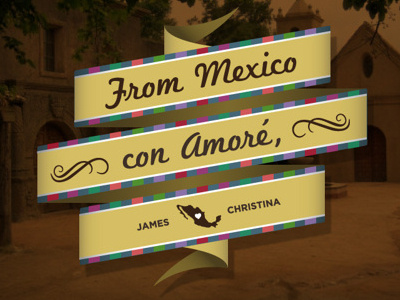 From Mexico With Love banner colorful mexico missionary