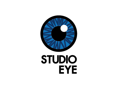 Studio Eye Logo (color) branding eye eyeball logo thick lines