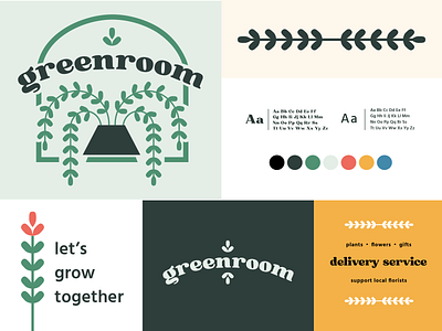 Brand Identity | Logo | Plant Delivery brand guidelines brand identity logo logo design nature plants typography vector