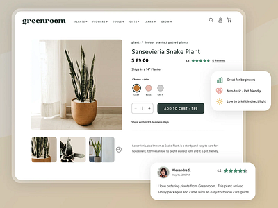 Plant Shop - eCommerce