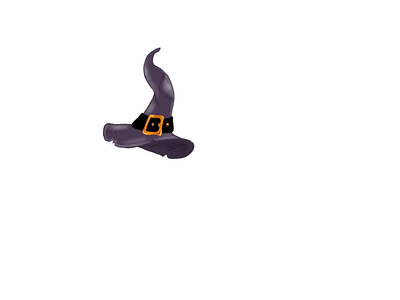 Witch hat art hat illustration photoshop witch xp pen