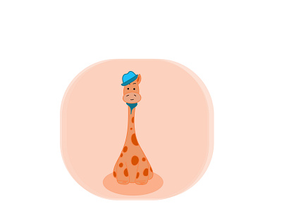 Giraffe animal cute design giraffe illustration vector