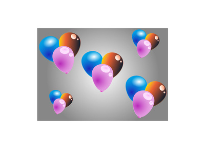 Ballon :) ballons birthday birthday card design illustration logo vector