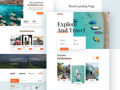 Travel Landing Page Template