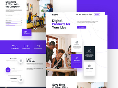 Digital Agency Landing Page Template