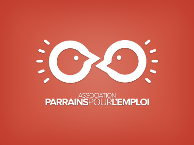 Parrains pour l'emploi - Logo chat faces logo