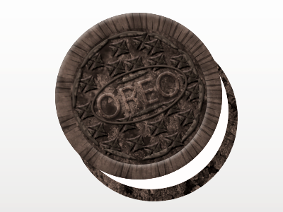 Oreo biscuit brown cookie cs6 design food graphic oreo photoshop rebound shot texture
