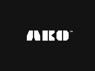 AKO Construction anagram brand branding design illustration logo logotipe peru