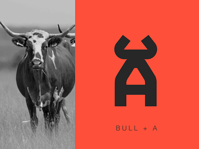 Monogram A Bull brand branding bull bulls gym icon illustration letter letter a lettermark logo logotipe monogram monogram logo peru