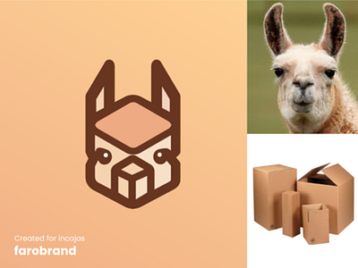Incajas Logo animal animal art animal character box branding carton design illustration logo peru peruvian typography