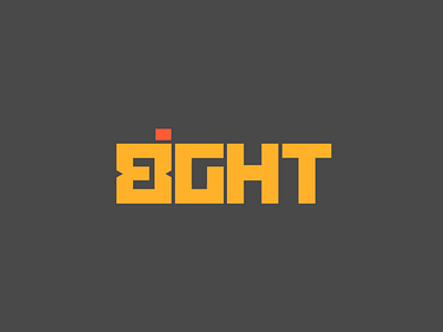 Eight 8 | Logotipe 8 brand branding eight gym illustration logo logotipe number peru square stronger typography yellow