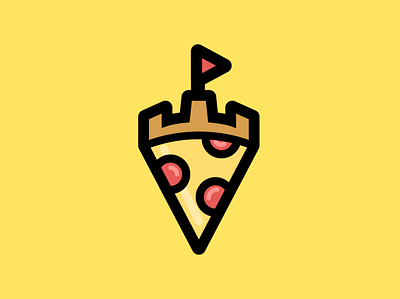 Pizza Palace anagram brand branding castle food illustration king kings logo logotipe palace peru pizza pizza logo