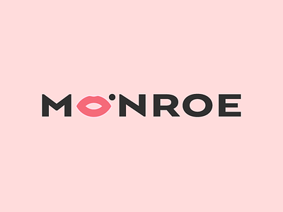 Monroe anagram animal art beauty beauty salon brand branding illustration logo logotipe marilyn marilyn monroe peru spa typography women