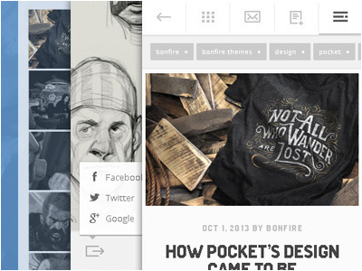 Pocket - A minty-fresh WordPress theme