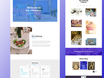 Untitled 1 business homepage landing page psd template web ui web ux weeding