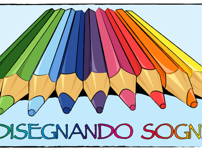 Disegnando Sogni's brand name brand name draw drawing dream pencil rainbow
