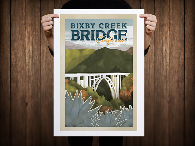 Bixby Creek Bridge Poster