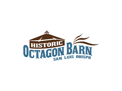Historic Octagon Barn, San Luis Obispo barn historic octagon barn logo san luis obispo