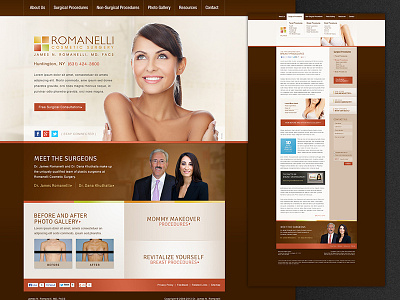 Plastic Surgery Website doctor medical plastic surgery website surgery website