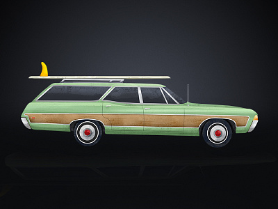 Station Wagon Illustration