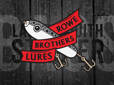 Rowe Brothers Lures fishing logo lures