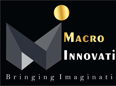 Macro Innovations logo branding design illustration logo ui